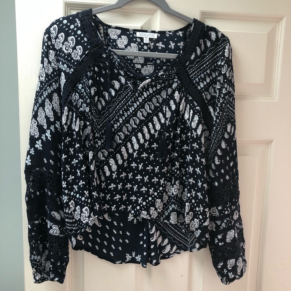 Boho flowy top